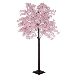 Árboles Artificiales|Decoración De Primavera>DecoWoerner Árbol Con Flores De Cerezo, 240 Cm, rosa