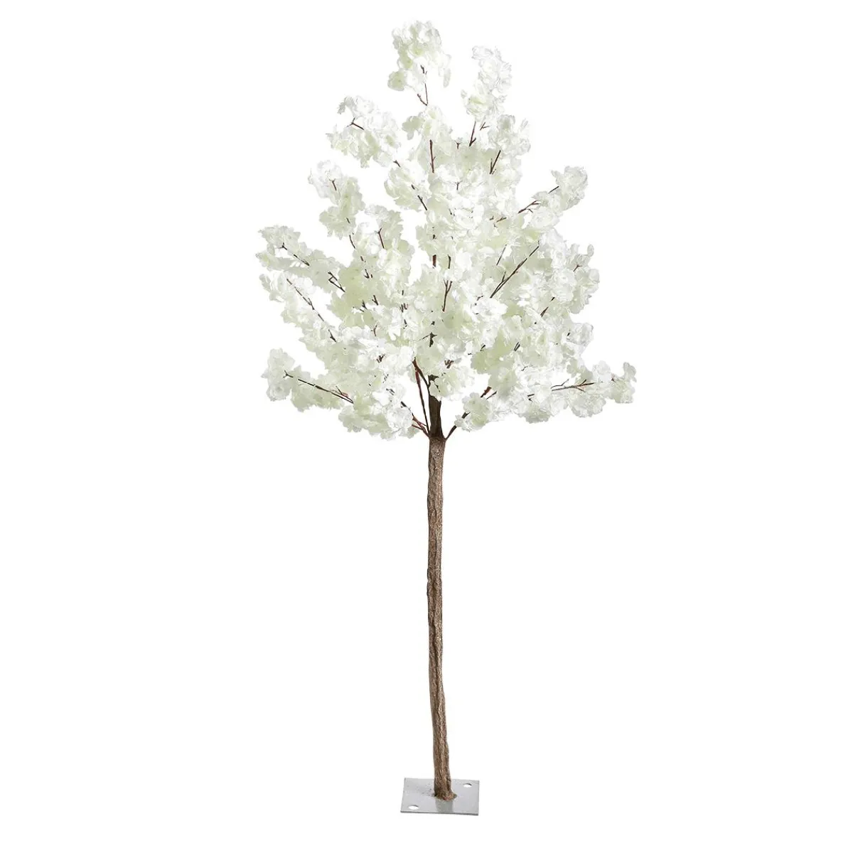 Decoración De Primavera|Árboles Artificiales>DecoWoerner Árbol Con Flores De Cerezo, 180 Cm blanco
