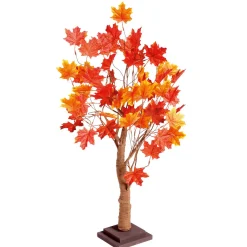 Decoración De Otoño|Árboles Artificiales>DecoWoerner Árbol De Arce 70 Cm naranja