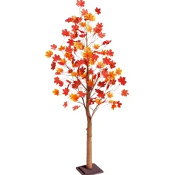 Decoración De Otoño|Árboles Artificiales>DecoWoerner Árbol De Arce, 160 Cm naranja