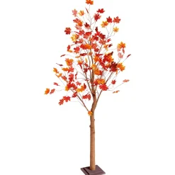 Decoración De Otoño|Árboles Artificiales>DecoWoerner Árbol De Arce, 200 Cm naranja