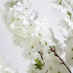 Decoración De Primavera|Árboles Artificiales>DecoWoerner Árbol De Cerezo Artificial Con Placa De Soporte, 140 Cm blanco