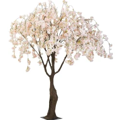 Decoración De Primavera|Árboles Artificiales>DecoWoerner Árbol De Flores De Cerezo Artificial Blanco, 150 Cm rosa