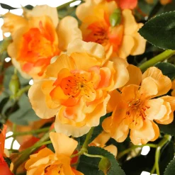 Decoración De Otoño|Decoración De Verano>DecoWoerner Árbol De Helechos De Flor 190cm naranja