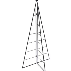 Expositores Para Tiendas|Figuras De Navidad>DecoWoerner Árbol De Metal Altura 120 Cm negro