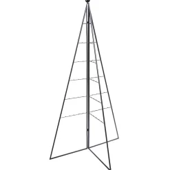 Expositores Para Tiendas|Figuras De Navidad>DecoWoerner Árbol De Metal Altura 180 Cm negro