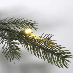 Árboles De Navidad Artificiales>DecoWoerner Árbol De Navidad Artificial Nordmann Abeto Con LED 210 Cm verde