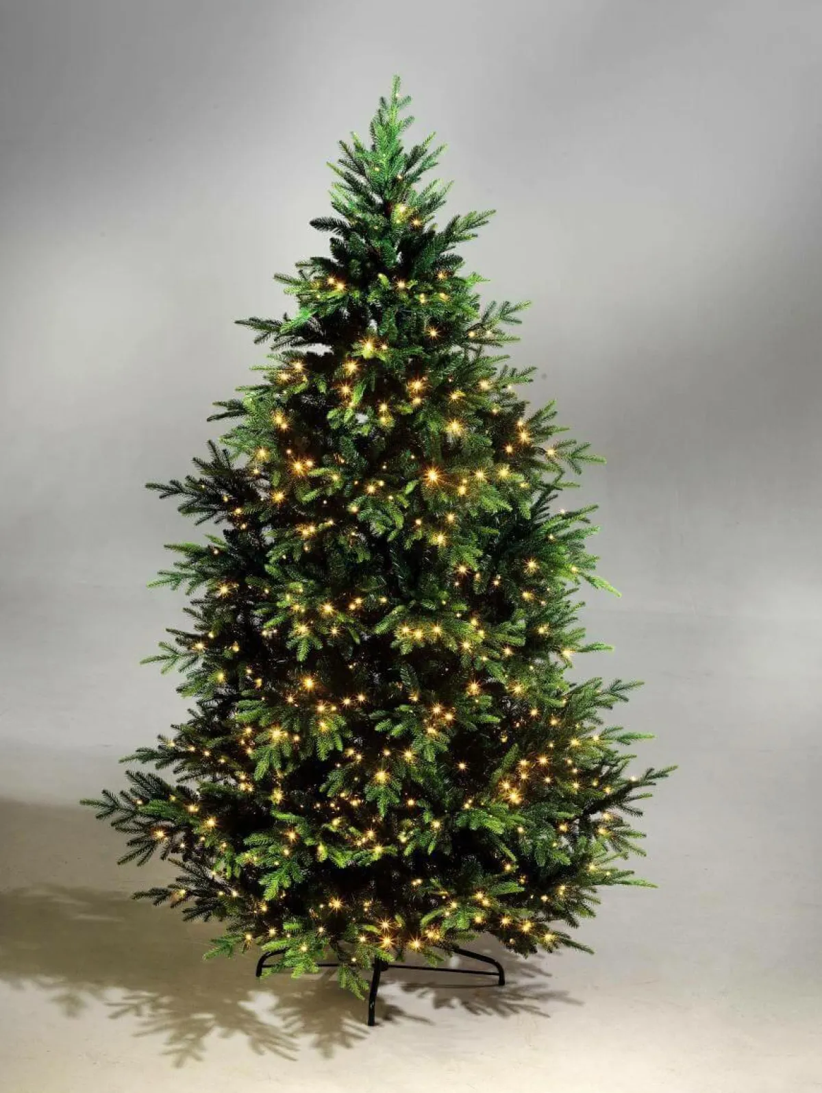 Árboles De Navidad Artificiales>DecoWoerner Árbol De Navidad Artificial Moldeado Por Inyección Pícea De Noruega Con LED 240 Cm verde