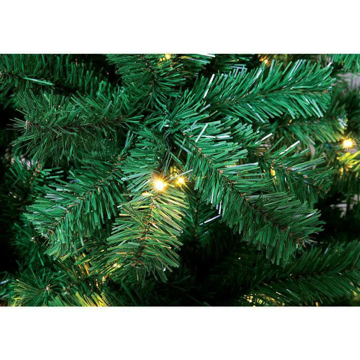 Árboles De Navidad Artificiales>DecoWoerner Árbol De Navidad Artificial Estrecho Con LED 210 Cm verde