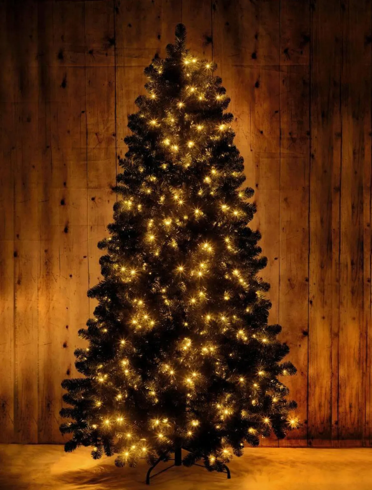 Árboles De Navidad Artificiales>DecoWoerner Árbol De Navidad Artificial Abeto Plateado Con LED 210 Cm verde