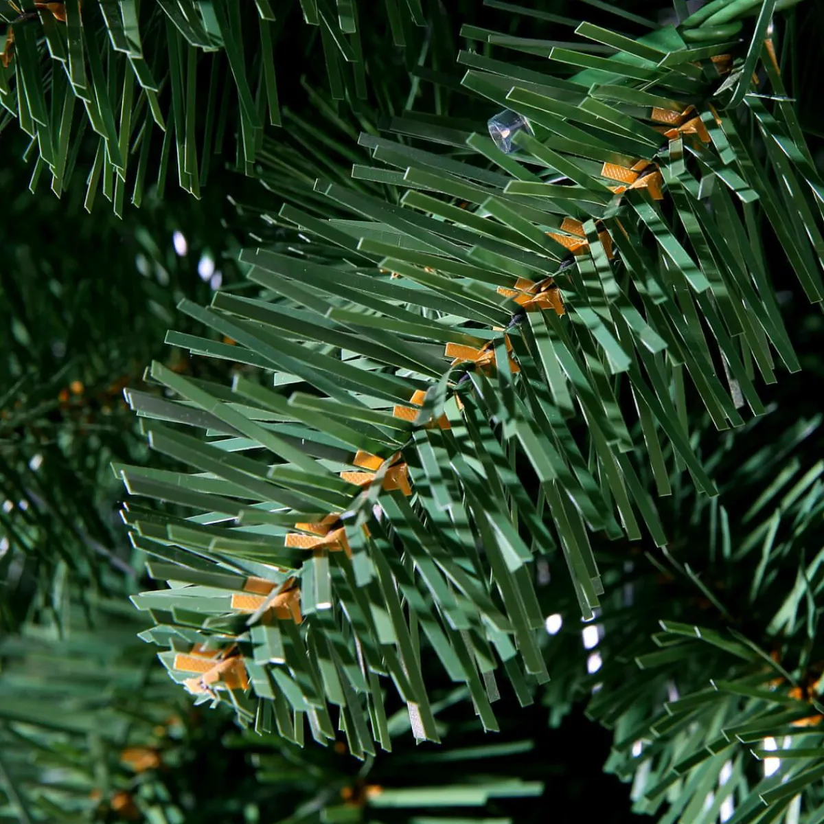 Árboles De Navidad Artificiales>DecoWoerner Árbol De Navidad Artificial Abeto Plateado Con LED 210 Cm verde