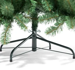 Árboles De Navidad Artificiales>DecoWoerner Árbol De Navidad Artificial Abeto Plateado Con LED 240 Cm verde