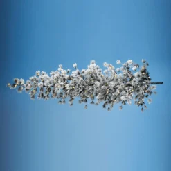 Decoración De Invierno|Árboles Artificiales>DecoWoerner Árbol De Navidad Artificial Colgante Pino Con Agujas Escarchadas Y LED 300 Cm blanco