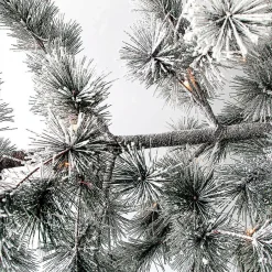 Decoración De Invierno|Árboles Artificiales>DecoWoerner Árbol De Navidad Artificial Colgante Pino Con Agujas Escarchadas Y LED 300 Cm blanco