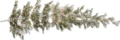 Decoración De Invierno|Árboles De Navidad Artificiales>DecoWoerner Árbol De Navidad Artificial Colgante Cedro Con Agujas Escarchadas Y LED 300 Cm blanco