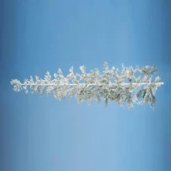 Decoración De Invierno|Árboles De Navidad Artificiales>DecoWoerner Árbol De Navidad Artificial Colgante Cedro Con Agujas Escarchadas 400 Cm blanco