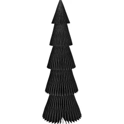 Decoración De Invierno|Árboles De Mesa Y Ramas De Abeto>DecoWoerner Árbol De Navidad De Papel, 60 Cm, negro