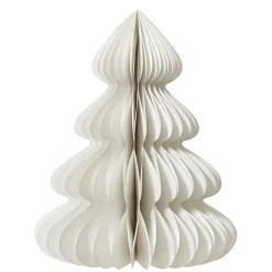 Decoración Temática|Figuras De Navidad>DecoWoerner Árbol De Navidad De Papel Nido De Abeja Deluxe 60 Cm blanco