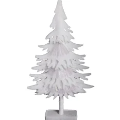 Decoración De Invierno|Figuras De Navidad>DecoWoerner Árbol Decorativo De Invierno, 60 Cm De Altura blanco