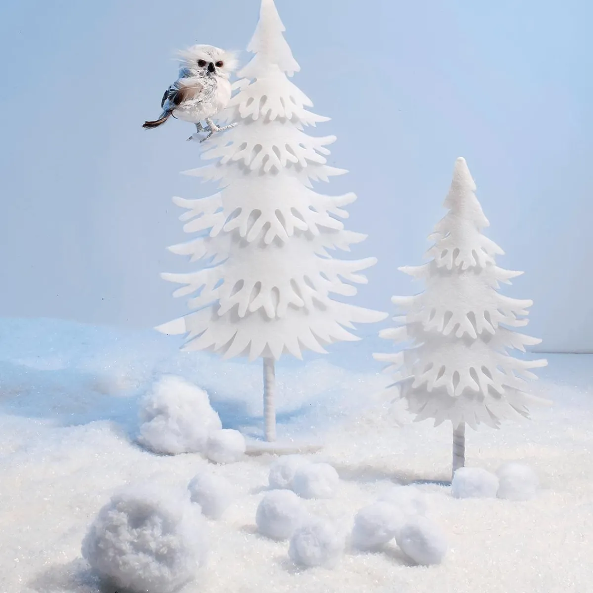 Decoración De Invierno|Figuras De Navidad>DecoWoerner Árbol Decorativo De Invierno, 60 Cm De Altura blanco