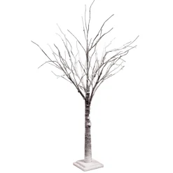 Decoración De Invierno|Árboles Artificiales>DecoWoerner Árbol Decorativo Nevado 125 Cm marrón