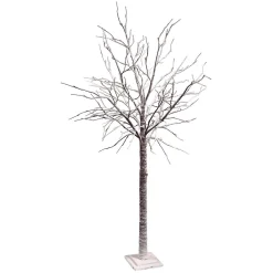 Decoración De Invierno|Árboles Artificiales>DecoWoerner Árbol Decorativo Nevado 210 Cm marrón