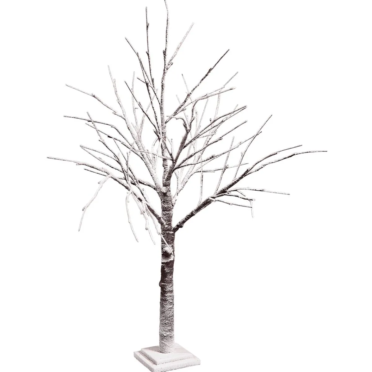 Decoración De Invierno|Árboles Artificiales>DecoWoerner Árbol Decorativo Nevado Altura 70 Cm marrón