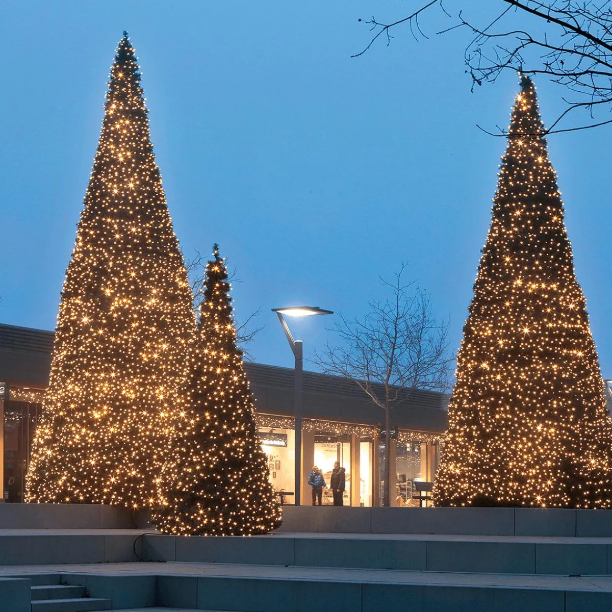 Árboles Gigantescos>DecoWoerner Árbol Gigante Con LED Cálido, Exterior, 1000 Cm verde
