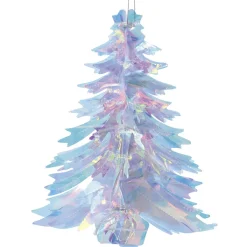 Decoración De Invierno|Figuras De Navidad>DecoWoerner Árbol Iridiscente transparente