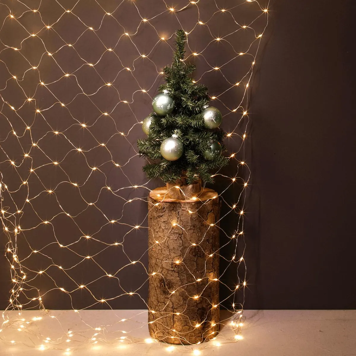 Luces De Navidad>DecoWoerner Red De Luces LED, Cable , LED Cálido, 350 X 30 Cm transparente