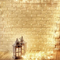 Luces De Navidad>DecoWoerner Red De Luces LED Para Uso Profesional Sistema IP67, 300 LED, 200 X 200 Cm, Sin Cable