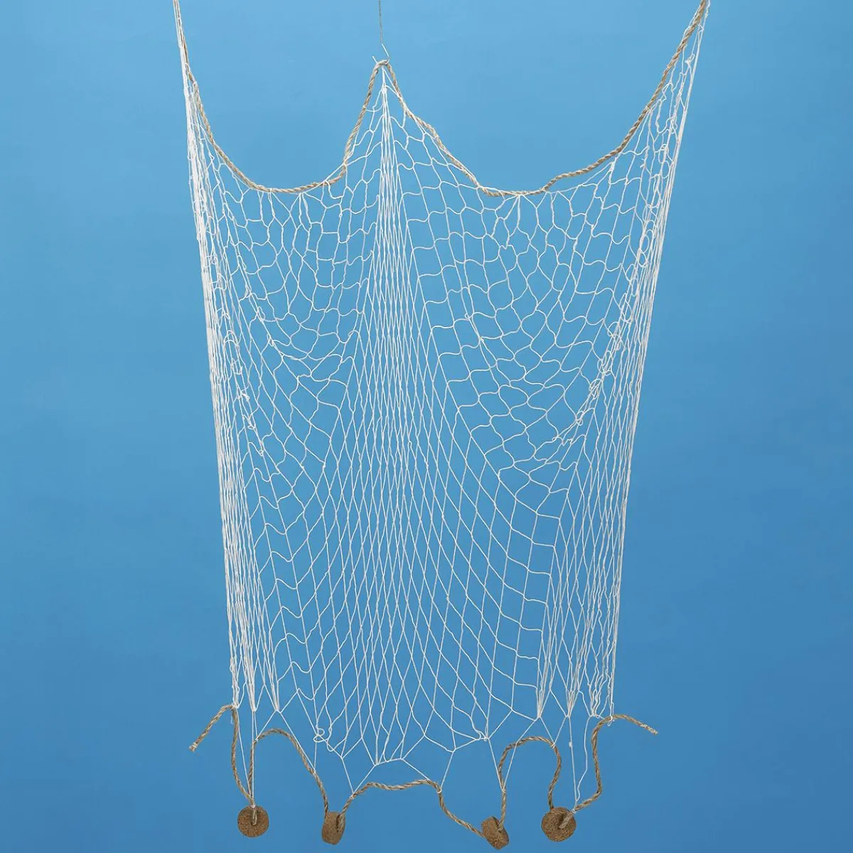 Decoración De Verano>DecoWoerner Red De Pesca Con Flotadores 150 X 100 Cm marrón