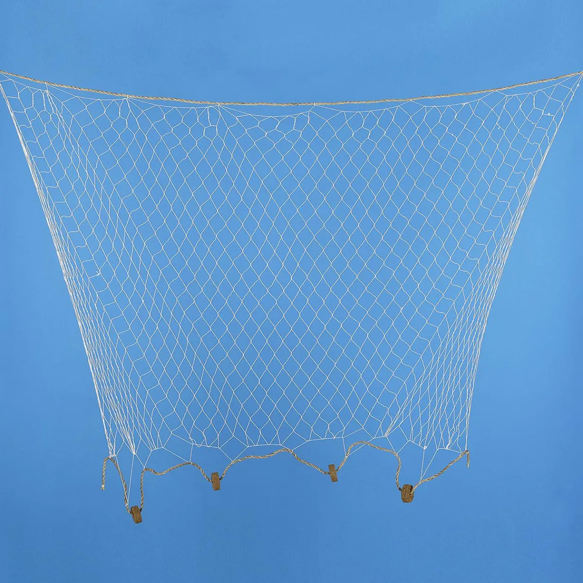 Decoración De Verano>DecoWoerner Red De Pesca Con Flotadores 150 X 100 Cm marrón
