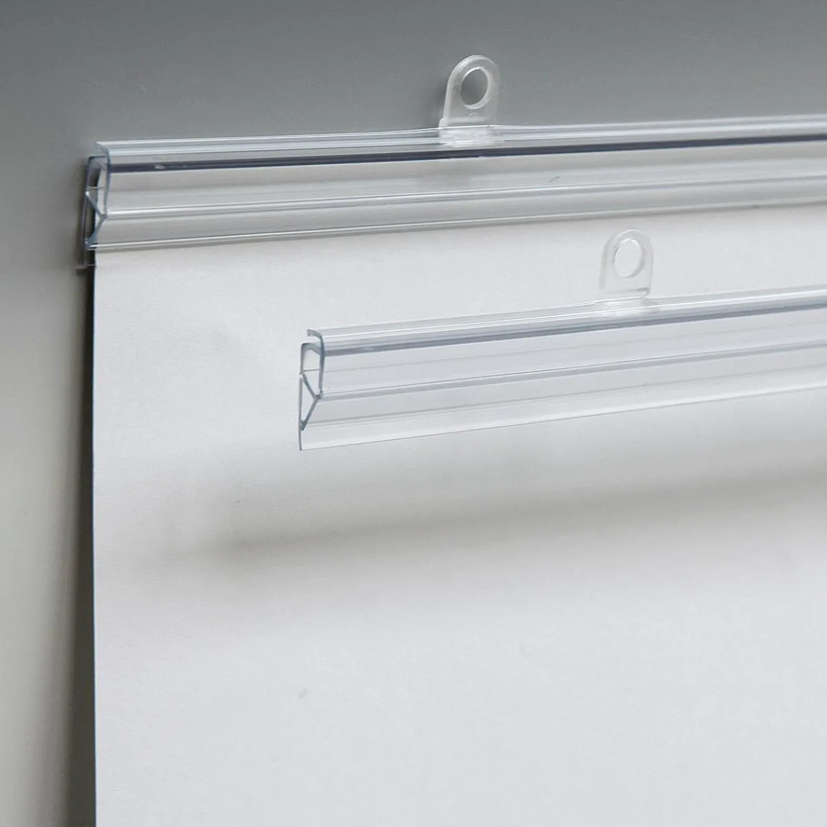 Expositores Para Tiendas|Ayudas Y Herramientas De Decoración>DecoWoerner Regletas De Sujeción, , Longitud 140 Cm transparente