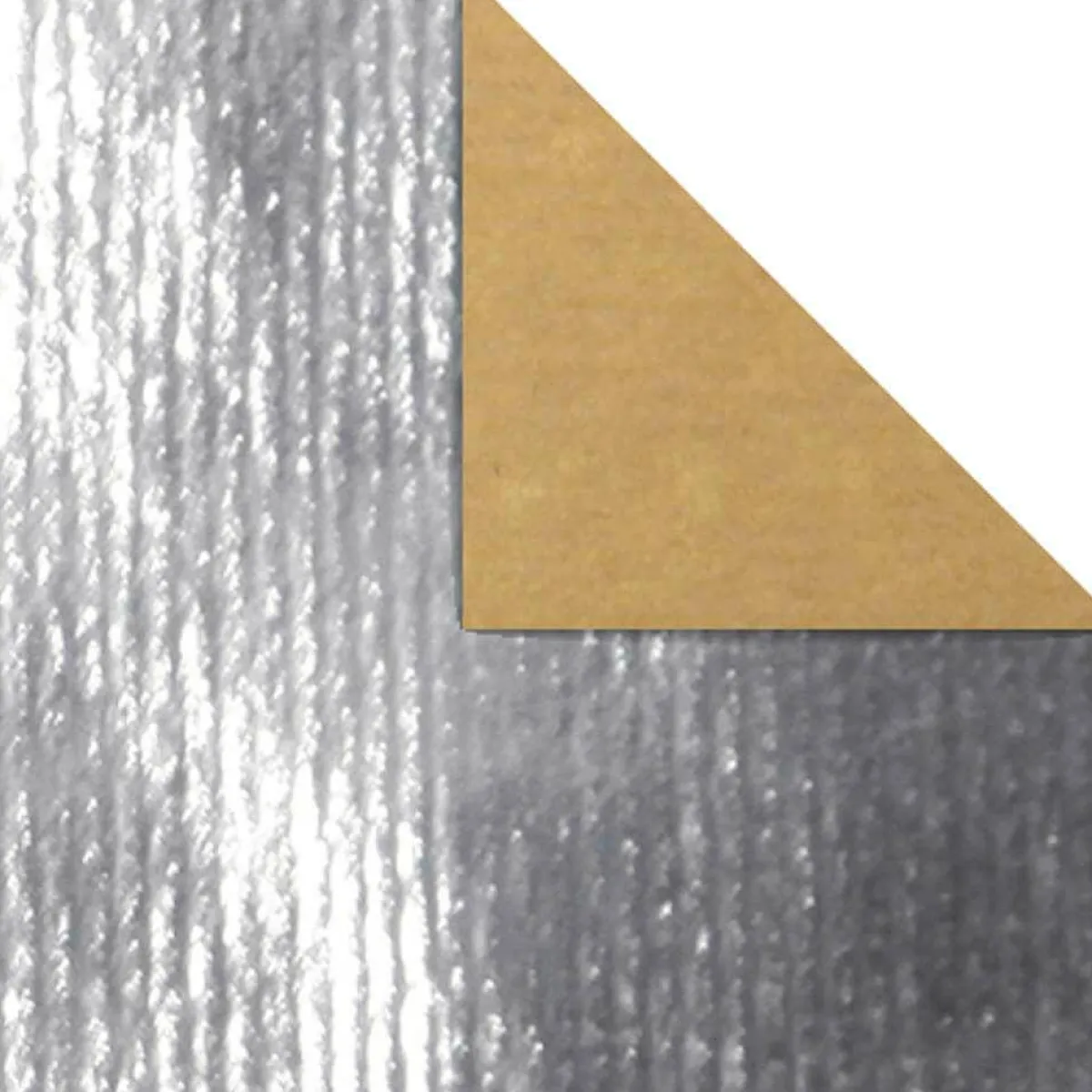 Papel De Regalo>DecoWoerner Rollo De Papel De Regalo 70 Cm, 50 M, Metálico plata