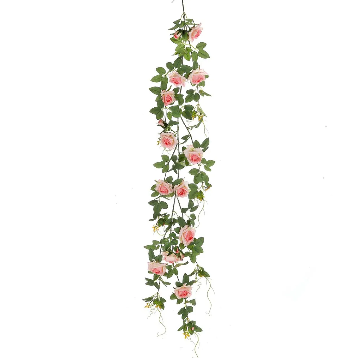 Guirnaldas Y Vides|Flores Artificiales>DecoWoerner l Artificial , 125 Cm Con Azada rosa