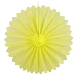 Decoración Temática|Decoración De Verano>DecoWoerner Rosetón De Papel Ignífugo 35 Cm amarillo