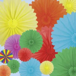 Decoración Temática|Decoración De Verano>DecoWoerner Rosetón De Papel Ignífugo 100 Cm Claro azul