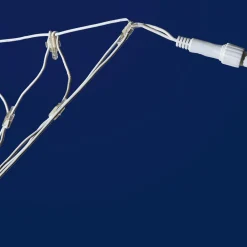 Luces De Navidad>DecoWoerner Sistema De Red De Luces Para Exteriores, Luz LED Blanca, Cable , 250 X 120 Cm blanco