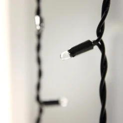 Luces De Navidad>DecoWoerner Sistema Profesional De Cortina De Luz LED IP67, 300 Cm Sin Cable De Alimentación, negro