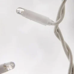 Luces De Navidad>DecoWoerner Sistema Profesional De Cortina De Luz LED IP67, 300 Cm Sin Cable De Alimentación, blanco