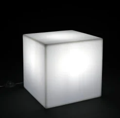 Luz Decorativa>DecoWoerner Slide Cubo Luminoso "Cube", 43 Cm blanco