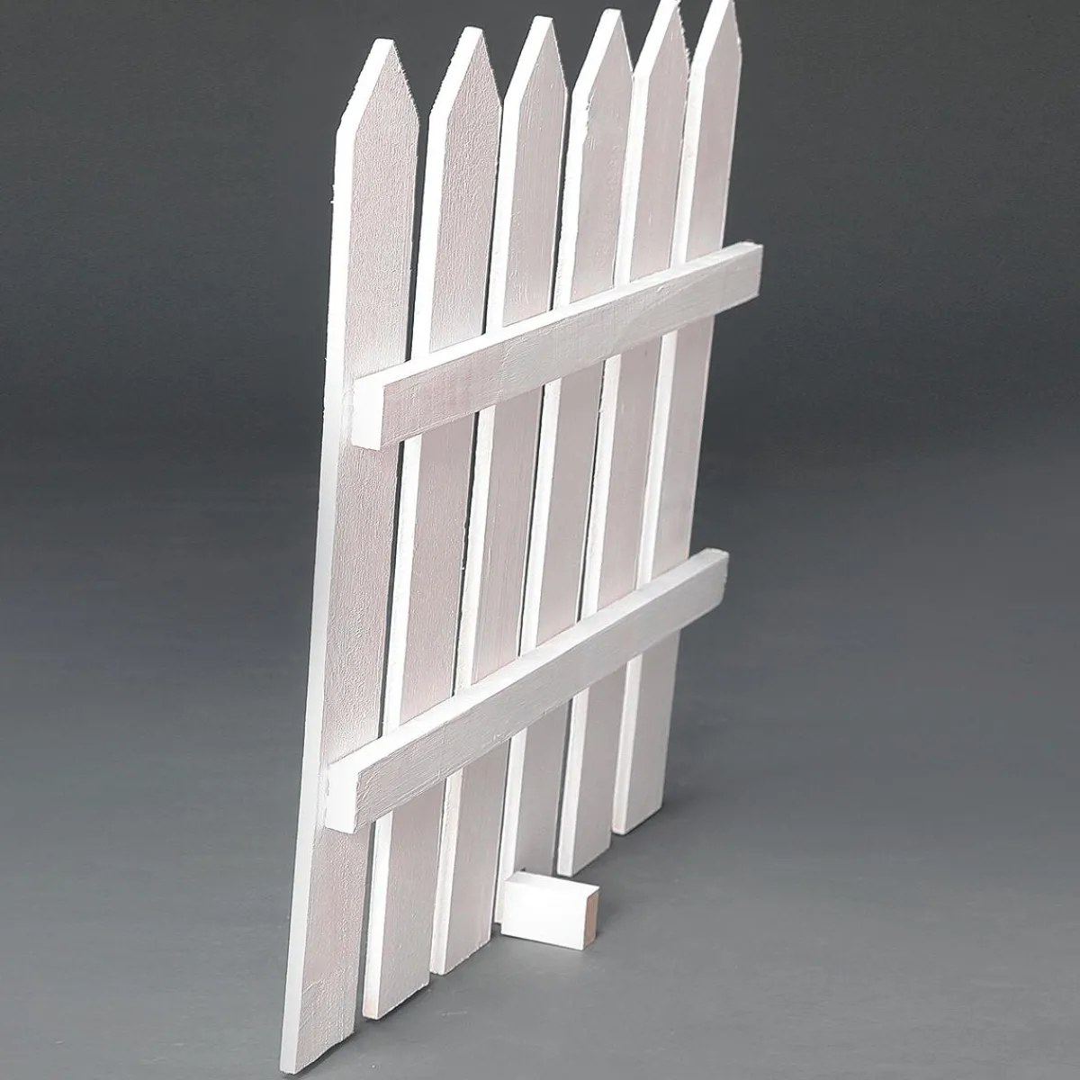 Expositores Para Tiendas|Decoración Natural>DecoWoerner Soporte Decorativo De Madera Para Valla, 65 X 60 Cm blanco