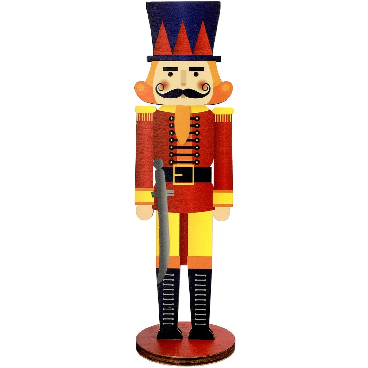 Decoración De Invierno|Figuras De Navidad>DecoWoerner Soporte Decorativo De Madera Cascanueces multicolor