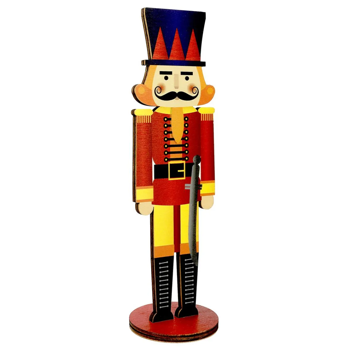 Decoración De Invierno|Figuras De Navidad>DecoWoerner Soporte Decorativo De Madera Cascanueces multicolor