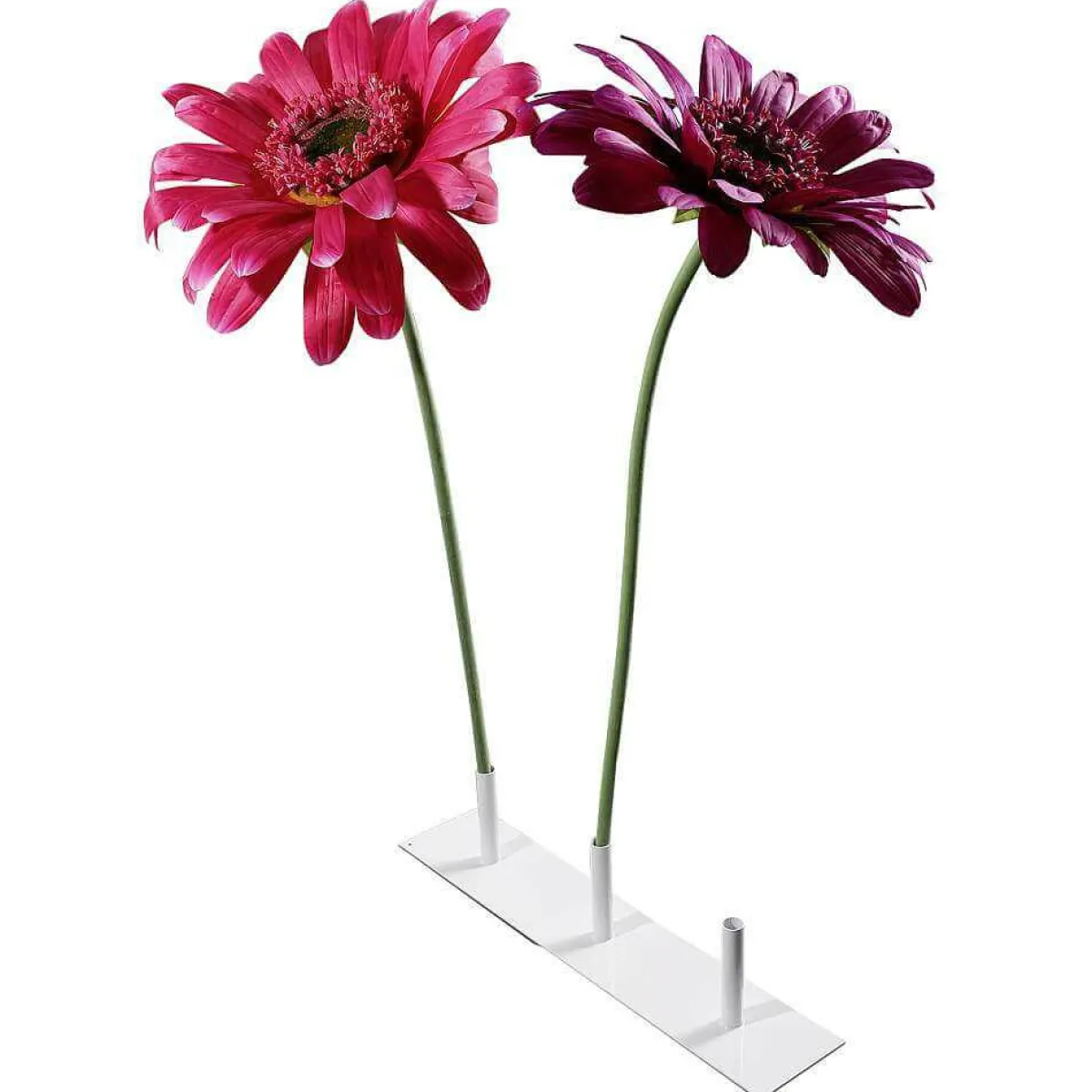 Decoración Natural|Macetas Y Artículos De Decoración>DecoWoerner Soporte Metálico 3 Recipientes, 15 Cm De Altura, blanco