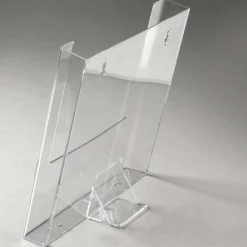 Expositores Para Tiendas>DecoWoerner Soporte Para Folletos Flexi DIN A4 transparente