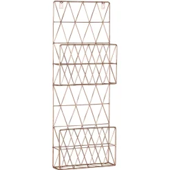 Expositores Para Tiendas>DecoWoerner Soporte Para Folletos 71 X 27 Cm oro