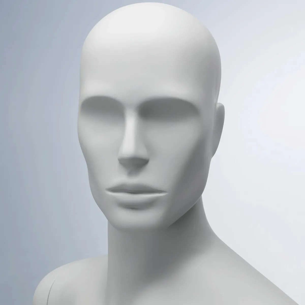 Maniquíes>DecoWoerner Sports Mannequin Hombre Atleta - De Pie Recto Gris