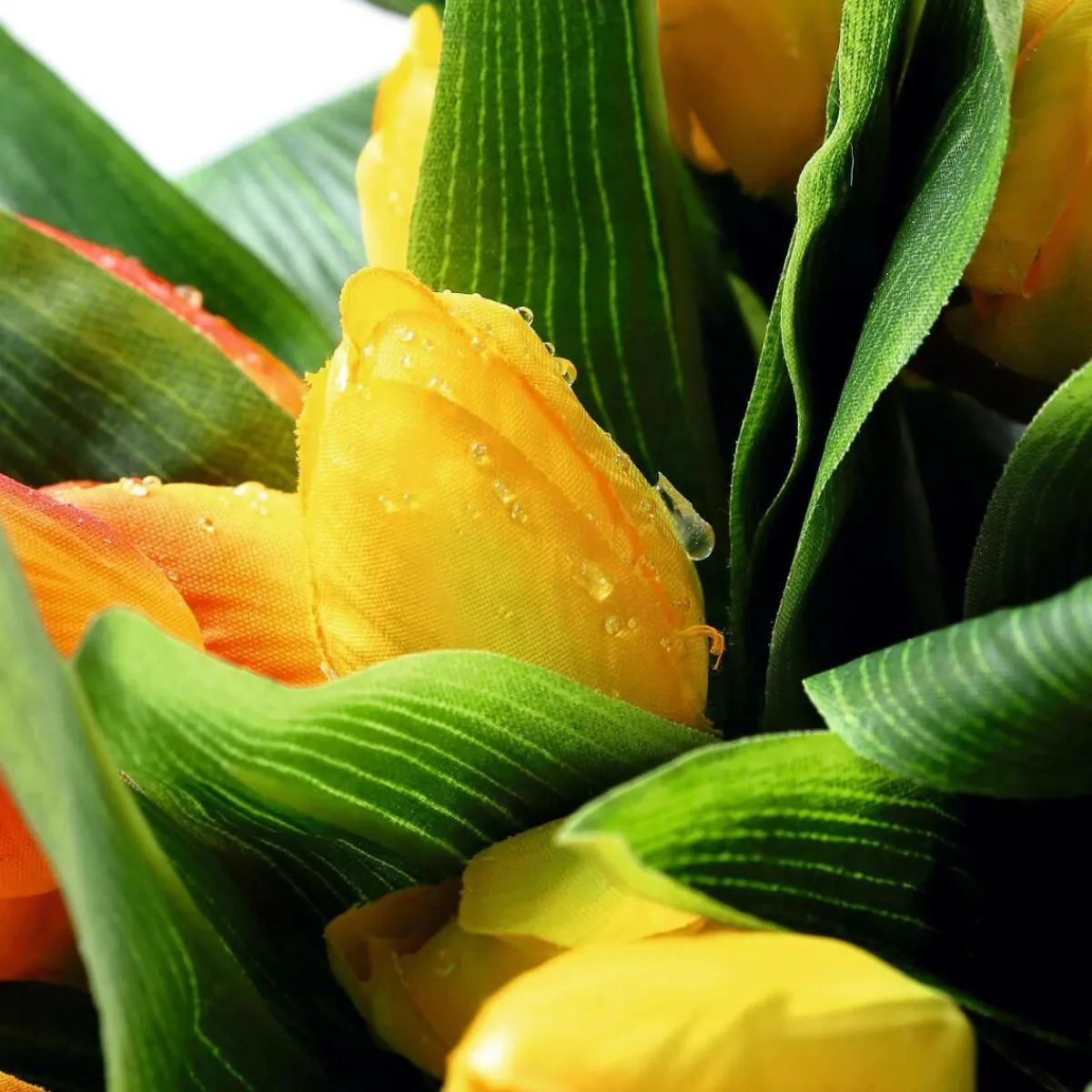 Decoración De Primavera|Ramos Y Coronas De Flores>DecoWoerner Surtido De Ramo De Tulipanes Artificial multicolor